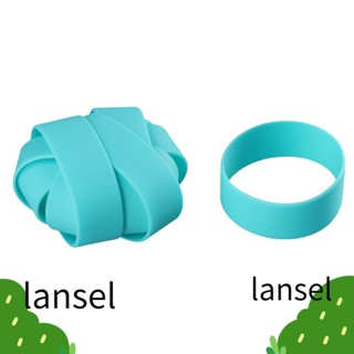 Lansel แก้วน้ําซิลิโคน กันความร้อน 20 ออนซ์ สีเขียว