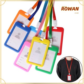 ROWANS กระเป๋าสตางค์ ใส่นามบัตรได้ พร้อมเชือกเส้นเล็ก เหมาะกับใส่บัตรรถบัส สไตล์นักธุรกิจ