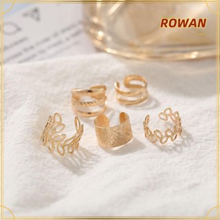 Rowans เครื่องประดับ ต่างหู แบบคลิปหนีบ ไม่ต้องเจาะหู 5 ชิ้น ต่อชุด