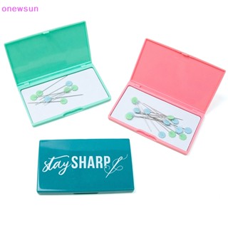 Onew กล่องเคสแม่เหล็ก ทรงสี่เหลี่ยมผืนผ้า 3 สี สําหรับจัดเก็บอุปกรณ์เย็บปักถักร้อย ปักครอสสติตช์