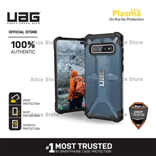 Uag เคสโทรศัพท์มือถือ ลายพลาสม่า สีกรมท่า สําหรับ Samsung Galaxy S10 Plus S10e