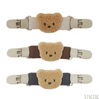 Uki สายคล้องไหล่ แบบคลิปหนีบ รูปหมีน่ารัก น้ําหนักเบา สําหรับเด็ก