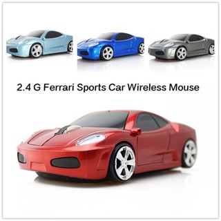 เมาส์เกมมิ่งไร้สาย 2.4 G Ferrari 1200 DPI สําหรับโน้ตบุ๊ก PC