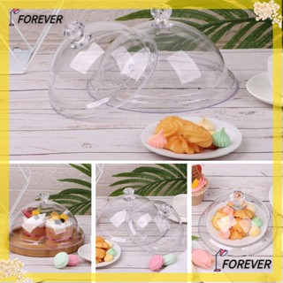 Forever จานอะคริลิค ทรงกลม สร้างสรรค์ สําหรับใส่อาหาร เค้ก ขนมปัง