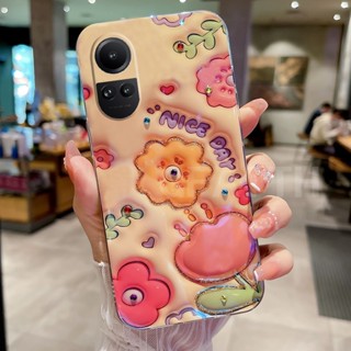 ใหม่ เคสโทรศัพท์มือถือนิ่ม กันกระแทก ปิดด้านหลัง ลายผู้ติดตาม 3D แฟชั่น สําหรับ Oppo Reno 10 Pro International Version Reno10 Pro+ 5G Reno10Pro Plus 2023