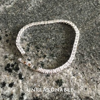 สร้อยข้อมือ เพชร CZ สีเงิน Unreasonable Accessories UA0774-01