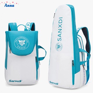 【Anna】Backpack Carrying For Business Laptop Compartment Padded Straps Polyester EVA