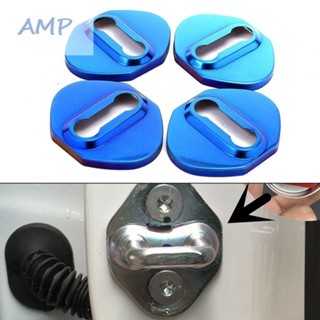 ⚡BABYCITY-TH⚡Blue Accessories Steel Door Lock Cover Buckle Cap Trim For RAV4 2015-2023⚡NEW 7