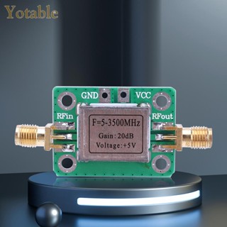 [Yotable.th] โมดูลขยายเสียงสัญญาณ 20dB RF LNA 5-3500MHz RF 80mA DC 5V