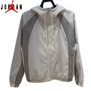 [Boutique Coat] Jordan ของแท้ 100% เสื้อแจ็กเก็ต เสื้อกีฬา กันลม มีฮู้ด ลําลอง แฟชั่น สําหรับผู้ชาย