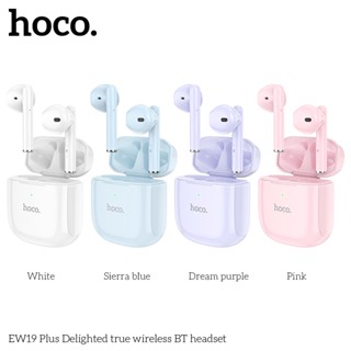 HOCO EW19 Plus หูฟังบลูทูธ TWS สีพาสเทล มินิมอล เสียงใส HiFi Audioเชื่อมต่อง่าย ระบบสัมผัส แบตทน 180 ชม. BT 5.3 hc3