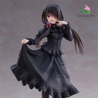 Taylor2pv โมเดลฟิกเกอร์ PVC รูป Kurumi Tokisaki สีดํา สําหรับตกแต่งรถยนต์