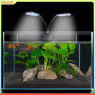 {Newcat} โคมไฟ LED แบบบางพิเศษ พร้อมคลิปหนีบ สําหรับติดตู้ปลา