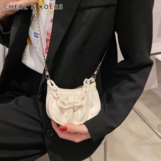 C＆K ผู้หญิงกระเป๋า Crossbody น่ารักเกาหลีรุ่นมัลติฟังก์ชั่อินไลน์พับโซ่มินิ PU กระเป๋าสะพายลิปสติก