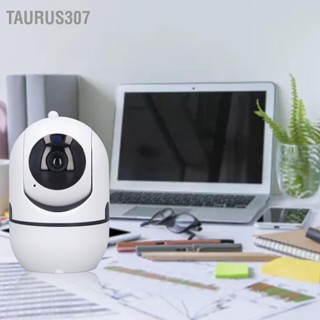 Taurus307 Baby Monitor แพนกล้อง 360 องศา 65 องศาแนวตั้ง 1080P Night Vision Pan Tilt Zoom WiFi Camera for Home White 100-240V