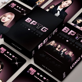 [Yei] Kpop For Black and Pink BPTG THE GAME อัลบั้มโฟโต้การ์ด JISOO JENNIE LISA ROSE ชุดการ์ดโลโม่ ของสะสม แฟนคลับ เก็บสะสม โฟโต้การ์ด ของขวัญ COD