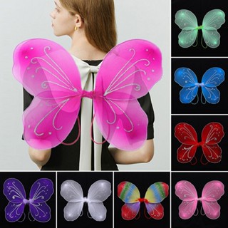 New 1pc Fairy Wings Birthday Party Fancy Dress Costume Dressing Up Fairy Wings