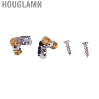 Houglamn Guide String Retainer  Electric Guitar Roller Tree 2PCS Easy To Install Brass Zinc Alloy for Replacement