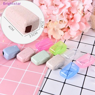 Brightstar ที่ครอบแปรงสีฟัน แบบพกพา ที่ใส่แปรงสีฟัน หมวกกันน็อค เดินทาง แปรง ฝาครอบ
 ใหม่