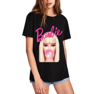 พร้อมส่ง เสื้อยืดวัยรุ่น Y2K เสื้อแฟชั่นผญ รุ่น Barbie size m ถึง 5xl เป็นเสื้อยืดแฟชั่น Cotton 100 นุ่มสบาย ยืด แต่ไม่ย