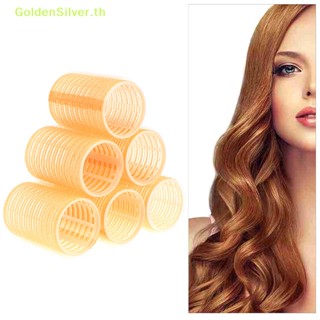 Goldensilver โรลม้วนผม สีเงิน สําหรับร้านทําผม