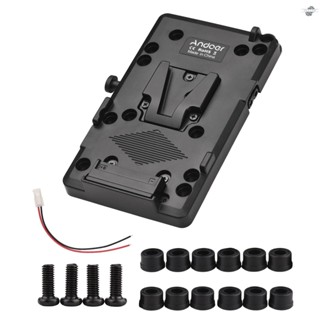 {fly} RL-IS2 V-mount V-lock DIY Power Supply Battery Plate for  BMCC BMPCC Camcorder Monitor LED Video Light