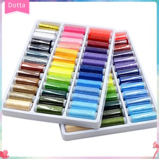 [Dottam] ด้ายโพลีเอสเตอร์ คละสี สําหรับเย็บผ้า 39 ชิ้น