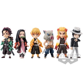 [ของแท้] Bandai แท้ แว่นตา WCF Demon Slayer Infinite Train Nine-Column Kneeling Posture Standing Posture Scenery Car Figure CV5L