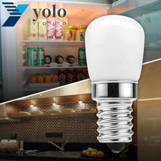 Yolo หลอดไฟฮาโลเจน E12 E14 220V สีขาวนม สร้างสรรค์ สําหรับตู้เย็น