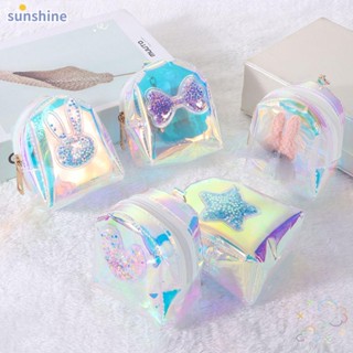 Ssunshine กระเป๋าสตางค์ กระเป๋าใส่เหรียญ กระเป๋าถือ ลายการ์ตูน สําหรับผู้หญิง