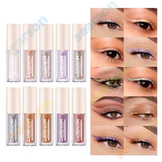 Glitter Fine Colorful Eye Brightening Shining Liquid Shadow High Liquid Gloss Eyeliner Langmanni Liquid Diamond 【searson】 【searson】