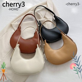 Cherry3 Hobos กระเป๋าลําลอง ครึ่งดวง สีพื้น ทรงโท้ท