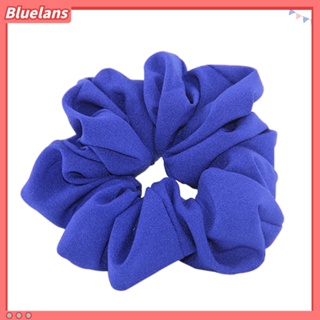 Bluelans ยางรัดผม สีพื้น สําหรับออกเดท ยืดหยุ่น เรียบลื่น