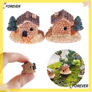 Forever บ้านตุ๊กตาจิ๋ว งานฝีมือ สําหรับตกแต่งบ้าน สวน ภูมิทัศน์ ขนาดเล็ก 5 ชิ้น