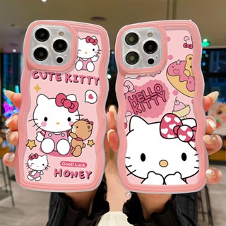 เคสโทรศัพท์มือถือ TPU นิ่ม แบบใส ปิดด้านหลัง ลายเค้กคิตตี้ หมีน่ารัก สําหรับ Xiaomi Redmi Note 8 Note 9 Pro Note 9S Note 10 Pro Note 10S Note 11 Pro