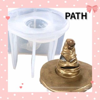 Path แม่พิมพ์ซิลิโคนเรซิ่น อีพ็อกซี่ รูปหมวกแม่มด แฮนด์เมด DIY สําหรับฮาโลวีน