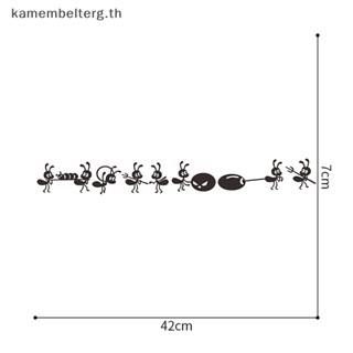 Kam สติกเกอร์ติดผนัง ลายการ์ตูนมดดํา สําหรับห้องเด็ก