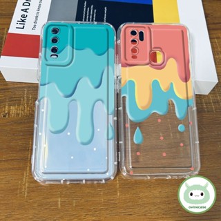 เคสโทรศัพท์มือถือแบบนิ่ม TPU ใส กันกระแทก ลายไอศกรีม Vivo สําหรับ Vivo Y17 Y15 Y11 Y12 Y12i Y20S Y20G Y20 Y12S Vivo Y11s Vivo Y20A Y20G Vivo Y91 Vivo Y95 Vivo U1 Y1S