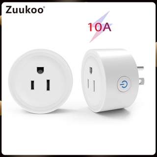 10a US Type WiFi Smart Plug ซ็อกเก็ตรีโมทคอนโทรล ทํางานร่วมกับ Alexa Google Home