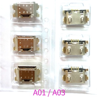 3 ชิ้น สําหรับ Samsung Galaxy A01 A03 พอร์ตชาร์จ USB แท่นชาร์จ ซ็อกเก็ต ปลั๊ก ที่ชาร์จ เชื่อมต่อ ซ่อม