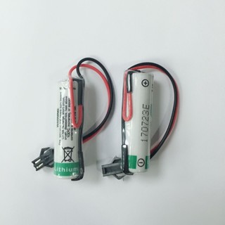 ถูกสุด LS14500 Saft LS-14500 AA 3.6V Lithium Battery  มีแจ็คดำ