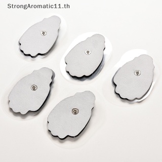 Strongaromatic แผ่นอิเล็กโทรด 7x5 ซม. แบบเปลี่ยน สําหรับเครื่องนวดร่างกาย 10 ชิ้น