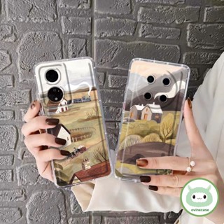 เคสโทรศัพท์มือถือแบบนิ่ม TPU ใส กันกระแทก ลายชนบท สําหรับ Oppo A16-4G Oppo A16S A54S Oppo A5S A7 2018 AX5S AX7 A7N Oppo A12 A12S Oppo A11K Oppo A15 A15S