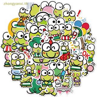 Yanxi สติกเกอร์ ลายอนิเมะ Kero Keroppi น่ารัก สําหรับตกแต่งสมุดไดอารี่ โทรศัพท์มือถือ แล็ปท็อป 50 ชิ้น