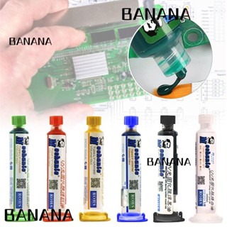 Banana1 น้ํามันบ่มแสง UV 10CC ป้องกันการกัดกร่อน อุปกรณ์เสริม สําหรับเชื่อมบัดกรี BGA PCB