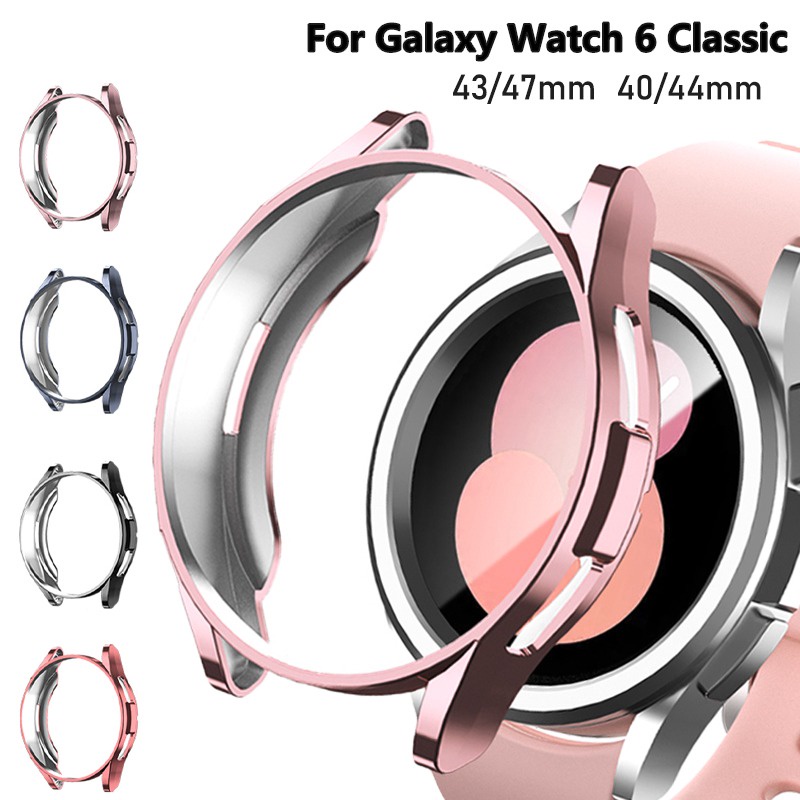 เคสป้องกัน สําหรับ Samsung Galaxy Watch 6 คลาสสิก 43 มม. 47 มม. TPU กันชนรอบด้าน แฟชั่น Galaxy Watch 6 40/44 มม. เคส