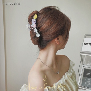 [highbuying] กิ๊บติดผม แบบใส ลายการ์ตูนฉลาม หัวใจ หางม้า น่ารัก สินค้าใหม่