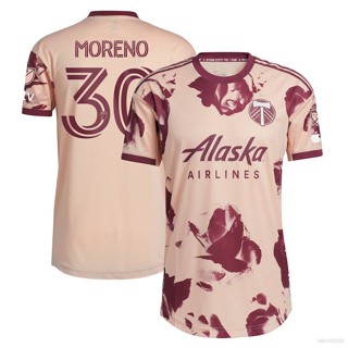 Ani 2023 MLS Santiago Moreno Portland Timbers Jersey เสื้อยืดลําลอง แขนสั้น พลัสไซซ์ เหมาะกับการเล่นกีฬา