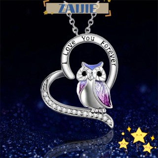 Zaijie24 สร้อยคอ จี้รูปสัตว์ I Love You Forever Jewlery Graduation Day ของขวัญวันแม่