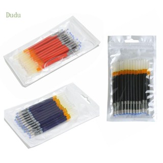 Dudu ไส้ปากกาหมึกเจล สีดํา น้ําเงิน แดง 0 5 มม. 20 ชิ้น